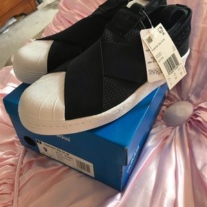 Adidas limited edition stretch slip-ons tennis